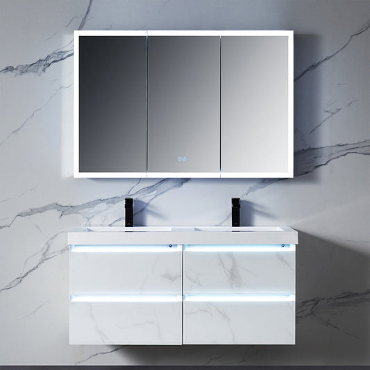 Blossom Capella 48x32 Inside LED Light on Door Medicine Cabinet