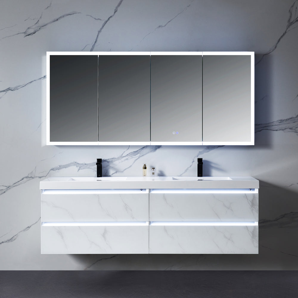 Blossom Capella 72x32 Inside LED Light on Door Medicine Cabinet