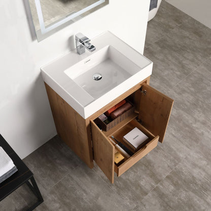 Blossom Capri 24" Classic Oak Vanity With Dual LED Lights