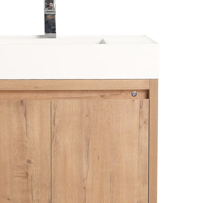 Blossom Capri 24" Classic Oak Vanity With Dual LED Lights