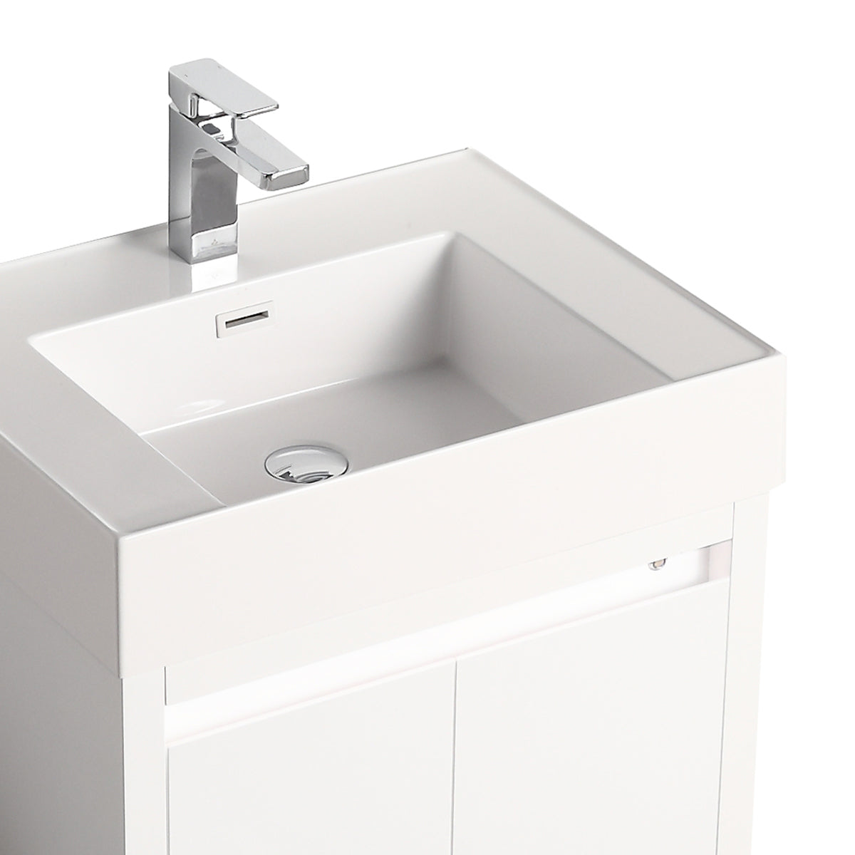 Blossom Capri 24" Glossy White Vanity With Dual LED Lights