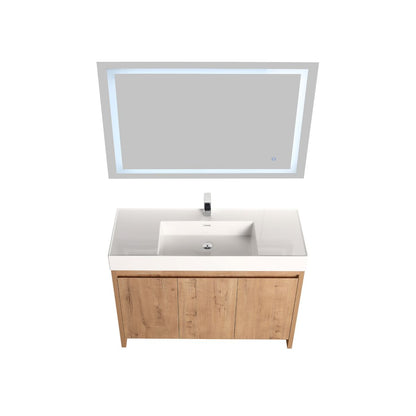 Blossom Capri 48" Classic Oak Vanity With Dual LED Lights