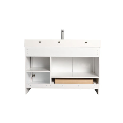 Blossom Capri 48" Glossy White Vanity With Dual LED Lights