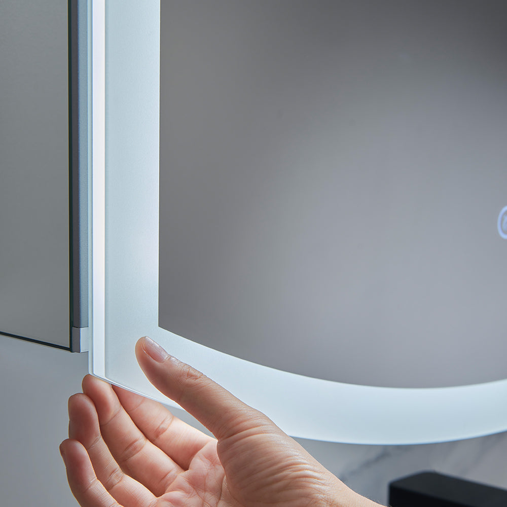 Blossom Castor 24X38 Left LED Medicine Cabinet