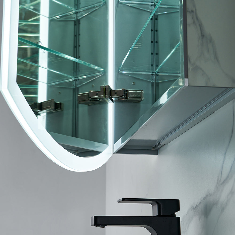 Blossom Castor 24X38 Left LED Medicine Cabinet