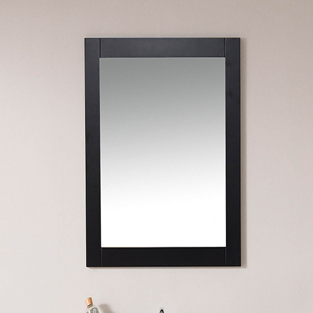 Blossom Dubai 24" Espresso Wall-Mounted Rectangle Mirror
