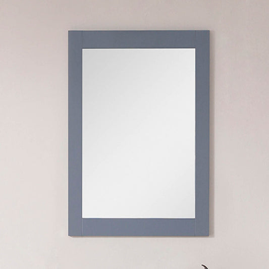 Blossom Dubai 36" Charcoal Grey Wall-Mounted Rectangle Mirror