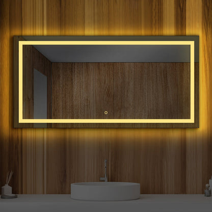 Blossom Lyra 60" x 30" Wall-Mounted Rectangle LED Mirror