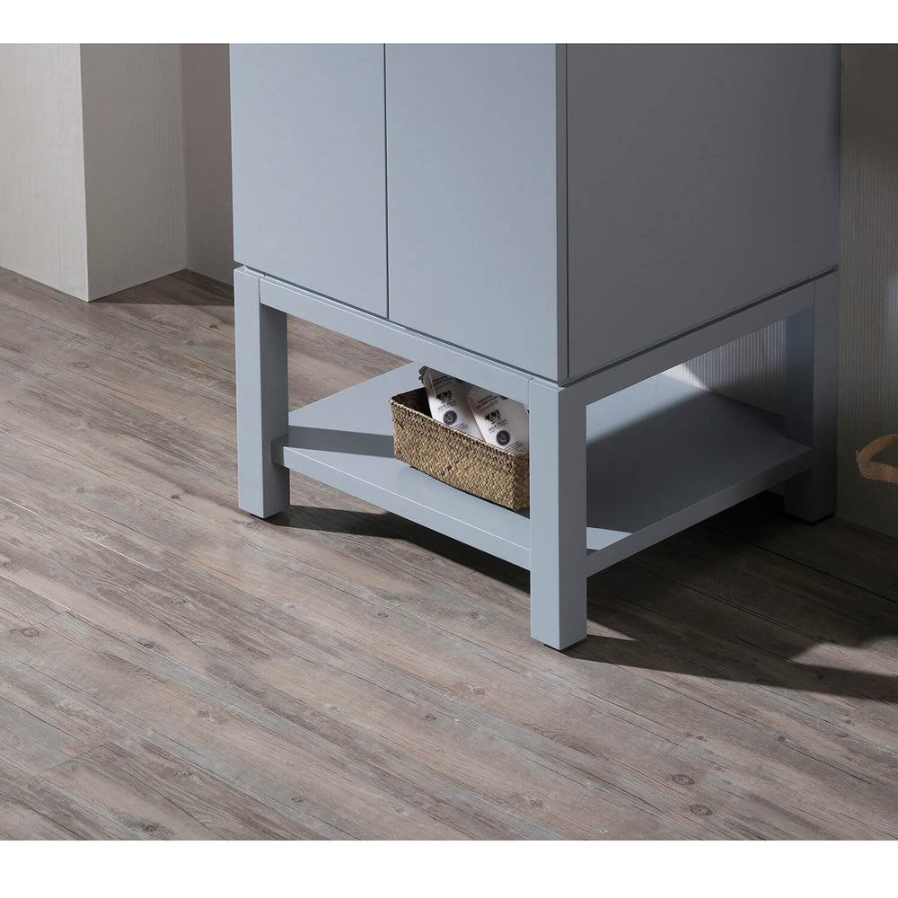 Blossom Monaco 24" Metal Grey Vanity Leg