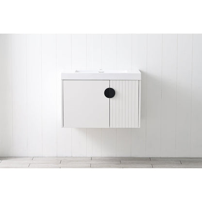 Blossom Moss 30" Matte White Vanity with Acrylic Sink