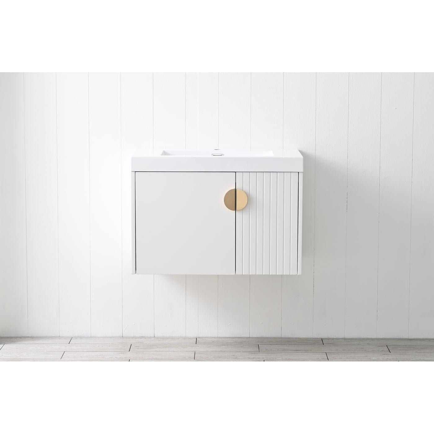 Blossom Moss 30" Matte White Vanity with Acrylic Sink