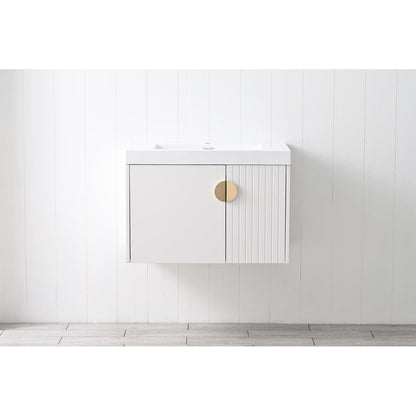 Blossom Moss 30" Matte White Vanity with Acrylic Sink