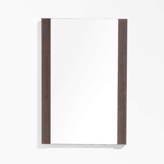 Blossom Naples 18" x 32" Grey Oak Wall-Mounted Rectangle Mirror