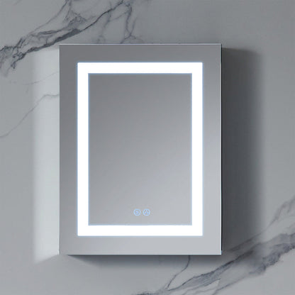 Blossom Rigel 20" x 26" Rectangular Inside LED Light on Door Medicine Cabinet Left
