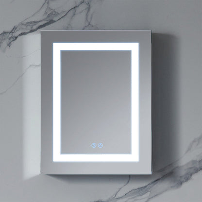 Blossom Rigel 20" x 26" Rectangular Inside LED Light on Door Medicine Cabinet Right