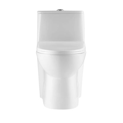 Blossom T9 02 1.1 / 1.6 GPF Dual Flush White One Piece Toilet With Slow-closing Seat Cover