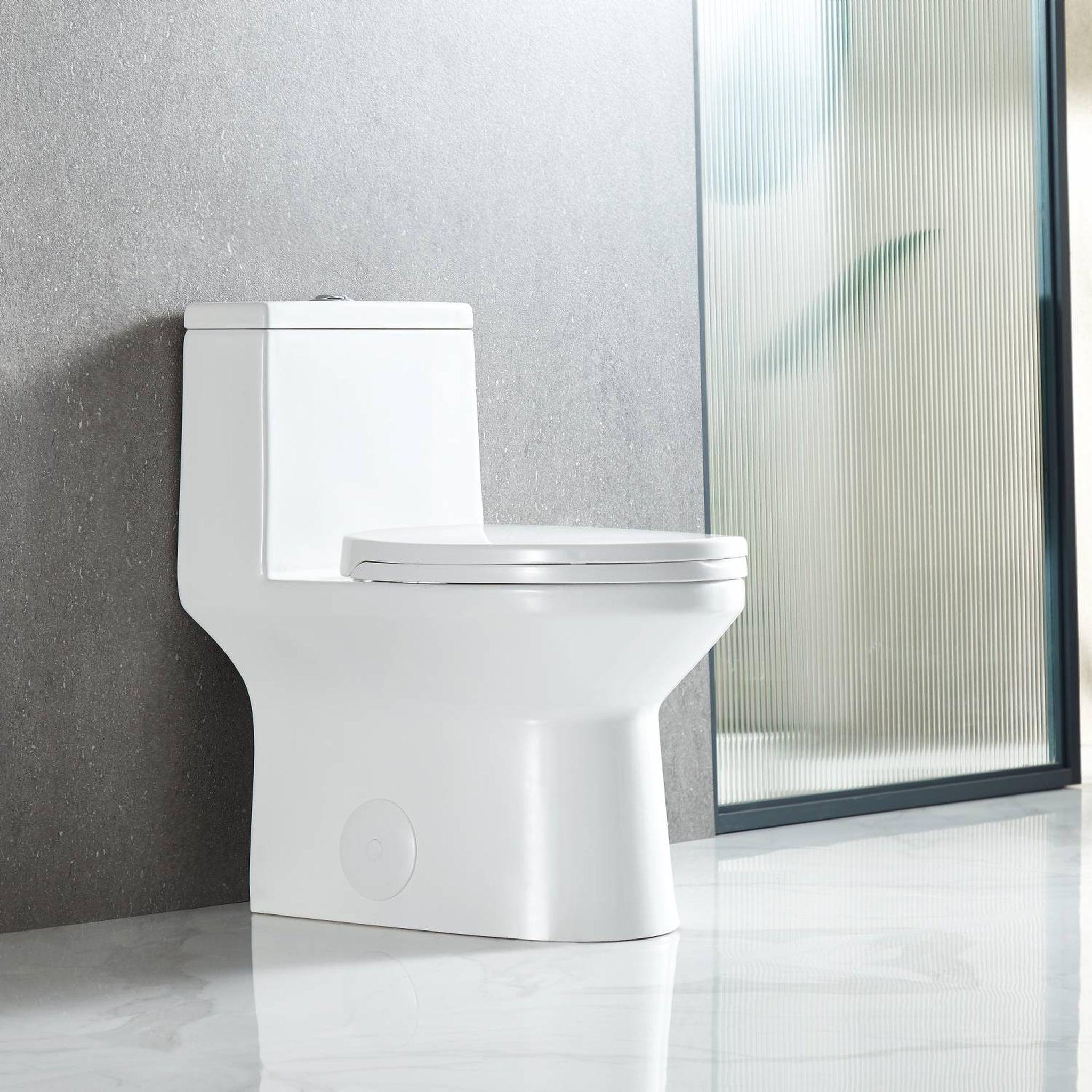 Blossom T9 04 1.1 / 1.6 GPF Dual Flush White ADA One Piece Toilet With US Bath Store