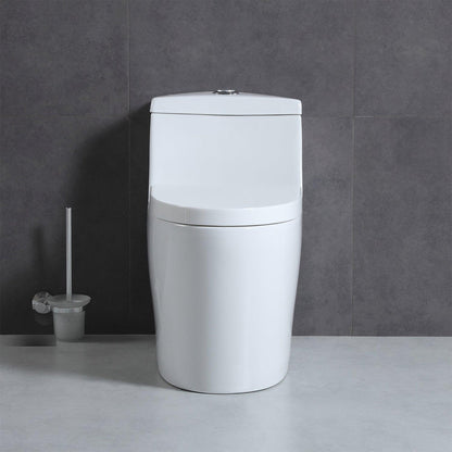 Blossom T9 05 1.1 / 1.6 GPF Dual Flush White One Piece Toilet With Slow-closing Seat Cover