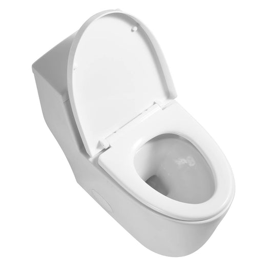 Blossom T9 05 1.1 / 1.6 GPF Dual Flush White One Piece Toilet With Slow-closing Seat Cover