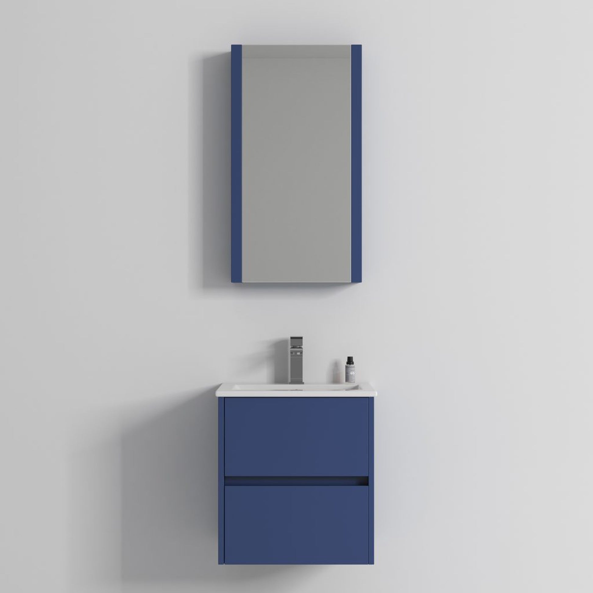 Blossom Valencia 20" Navy Blue Wall-Mounted Vanity Base Only