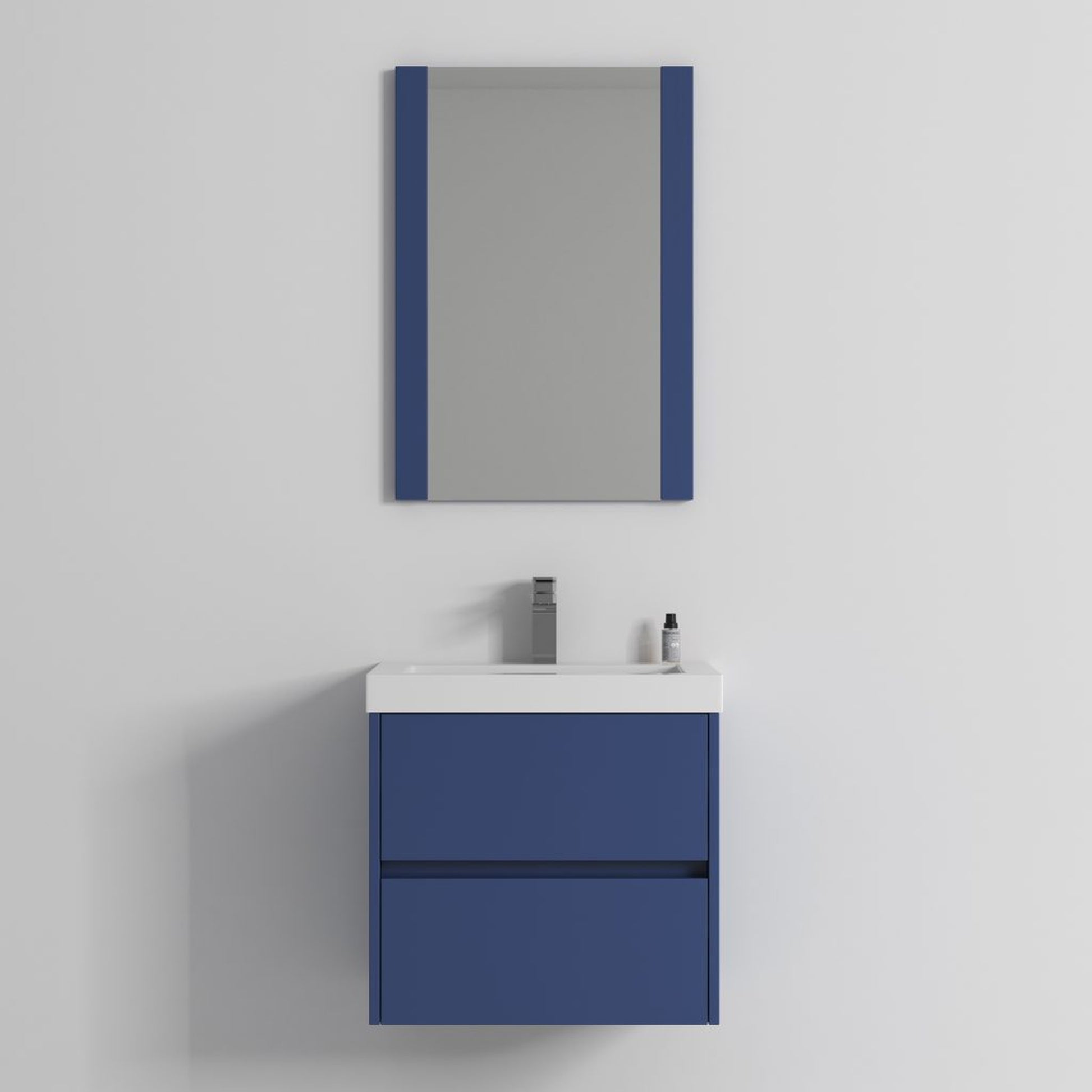 Blossom Valencia 24" Navy Blue Wall-Mounted Vanity Base Only