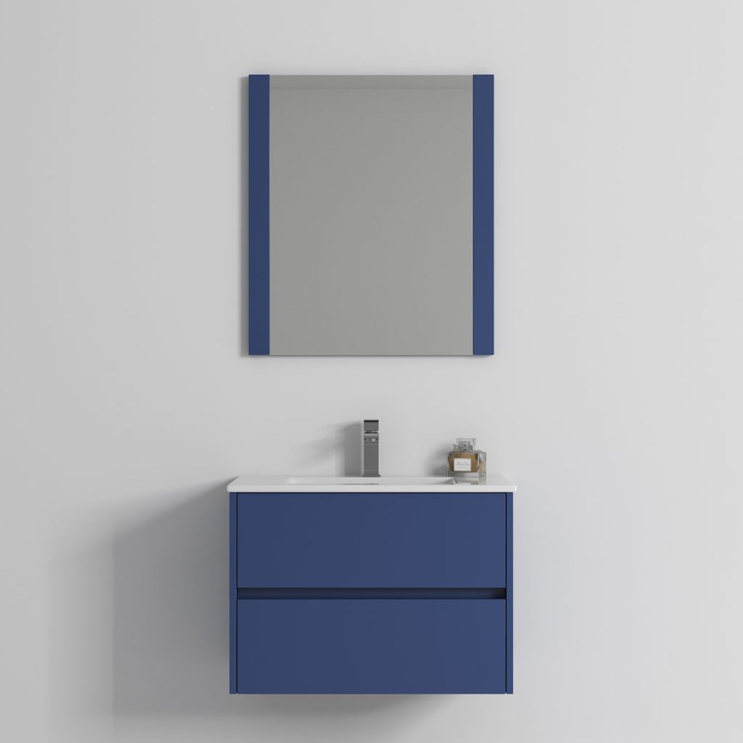 Blossom Valencia 30" Navy Blue Wall-Mounted Vanity Base Only