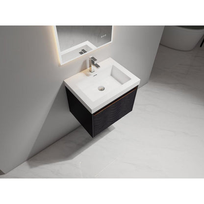 Blossom Voyage 24" Charcoal LED Illuminated Vanity Only