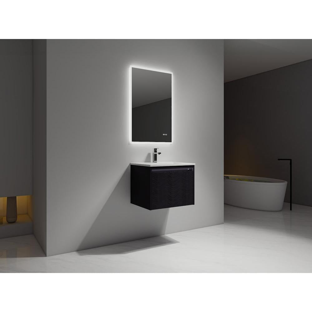 Blossom Voyage 24" Charcoal LED Illuminated Vanity Only