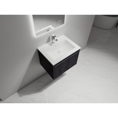 Blossom Voyage 24" Charcoal LED Illuminated Vanity Only