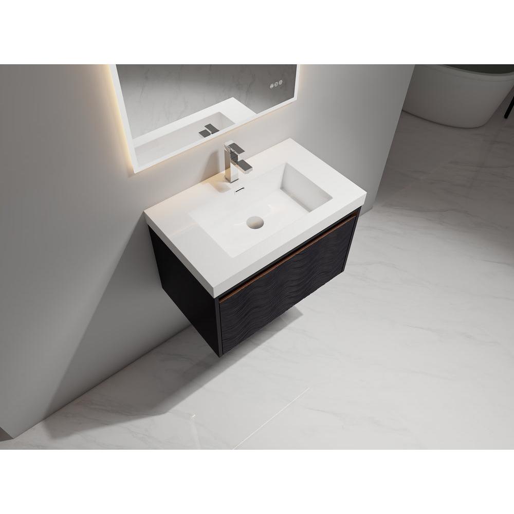 Blossom Voyage 30" Charcoal LED Illuminated Vanity Only