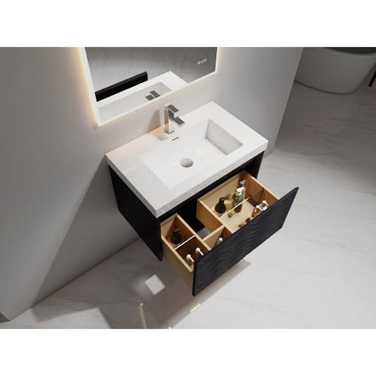 Blossom Voyage 30" Charcoal LED Illuminated Vanity Only