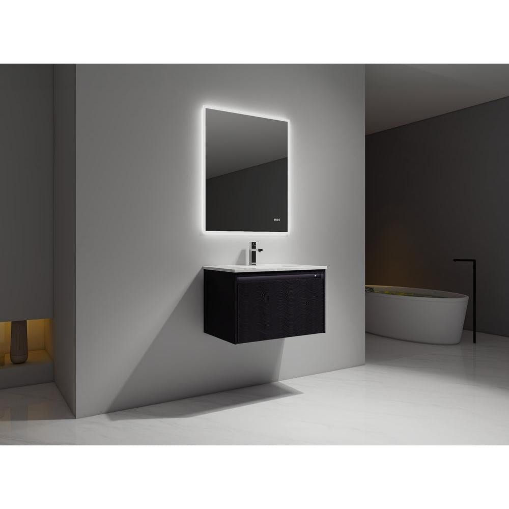 Blossom Voyage 30" Charcoal LED Illuminated Vanity Only