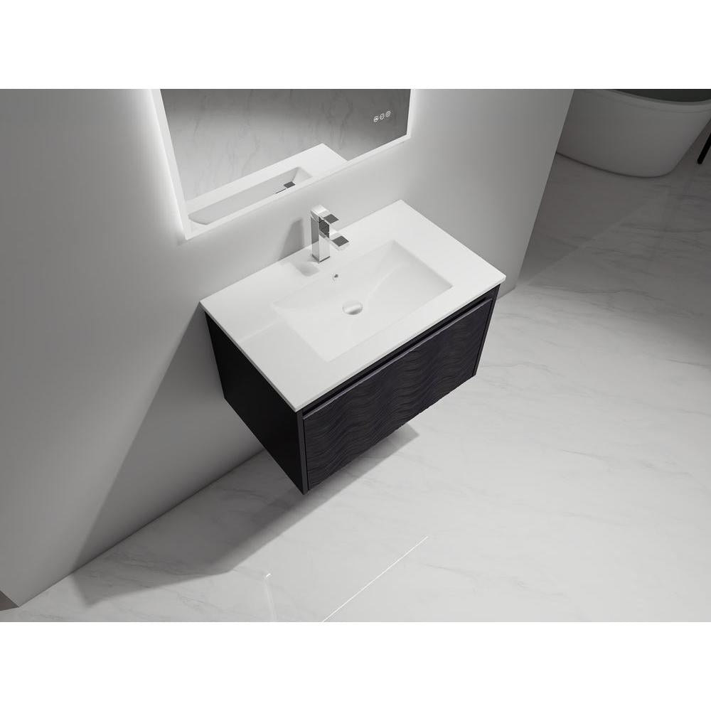 Blossom Voyage 30" Charcoal LED Illuminated Vanity Only