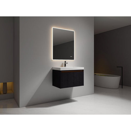 Blossom Voyage 30" Charcoal LED Illuminated Vanity Only