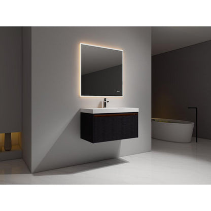 Blossom Voyage 36" Charcoal LED Illuminated Vanity Only