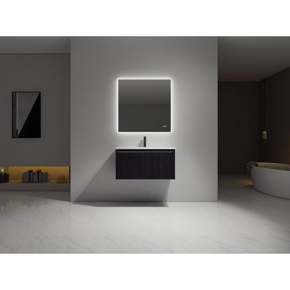 Blossom Voyage 36" Charcoal LED Illuminated Vanity Only