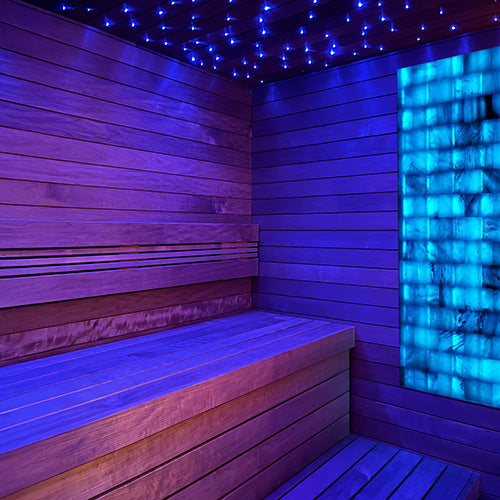 PROSAUNAS 84" x 48" Himalayan Pnk Salt Wall With White LED