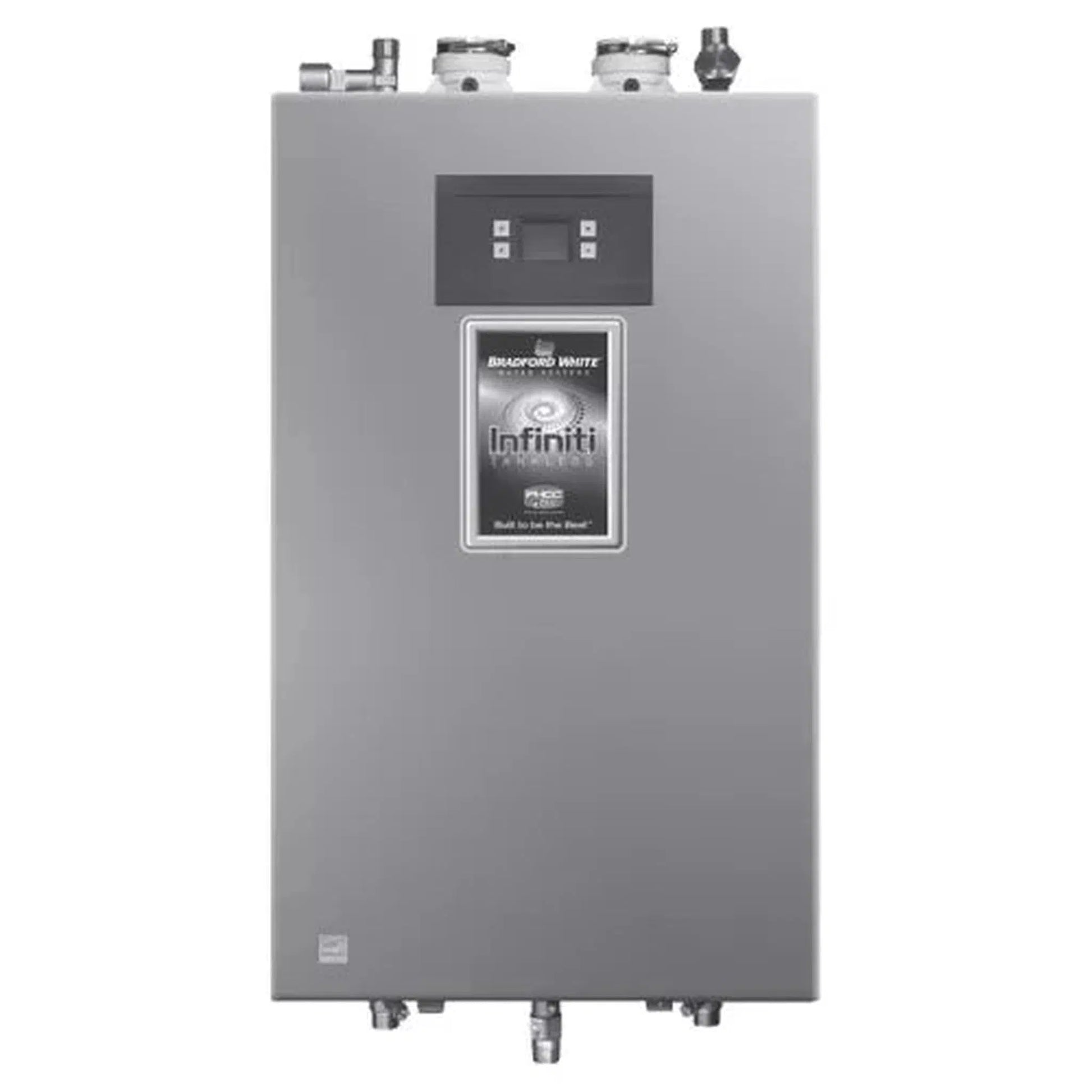 Bradford White Infiniti K RTG-K-160-N1 Rectangular Indoor Condensing Tankless Gas Water Heater With Steadiset Technology and Digital Control