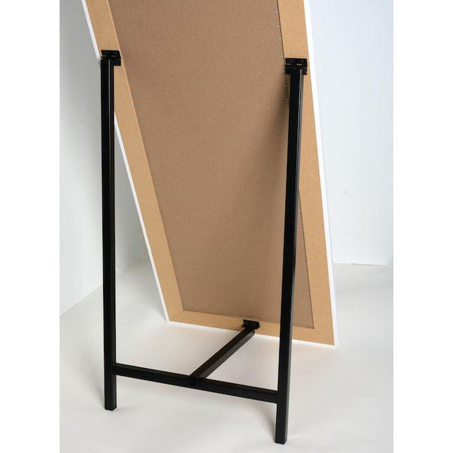 Brandtworks 22" x 22" Light Brown Freestanding Mirror