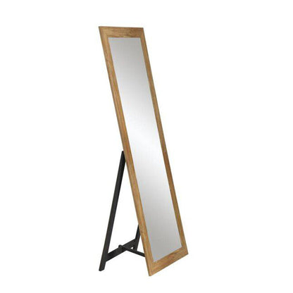 Brandtworks 22" x 22" Light Brown Freestanding Mirror