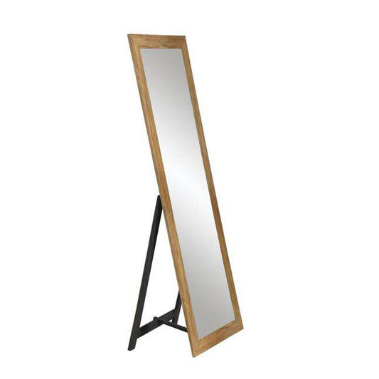 Brandtworks 22" x 22" Light Brown Freestanding Mirror