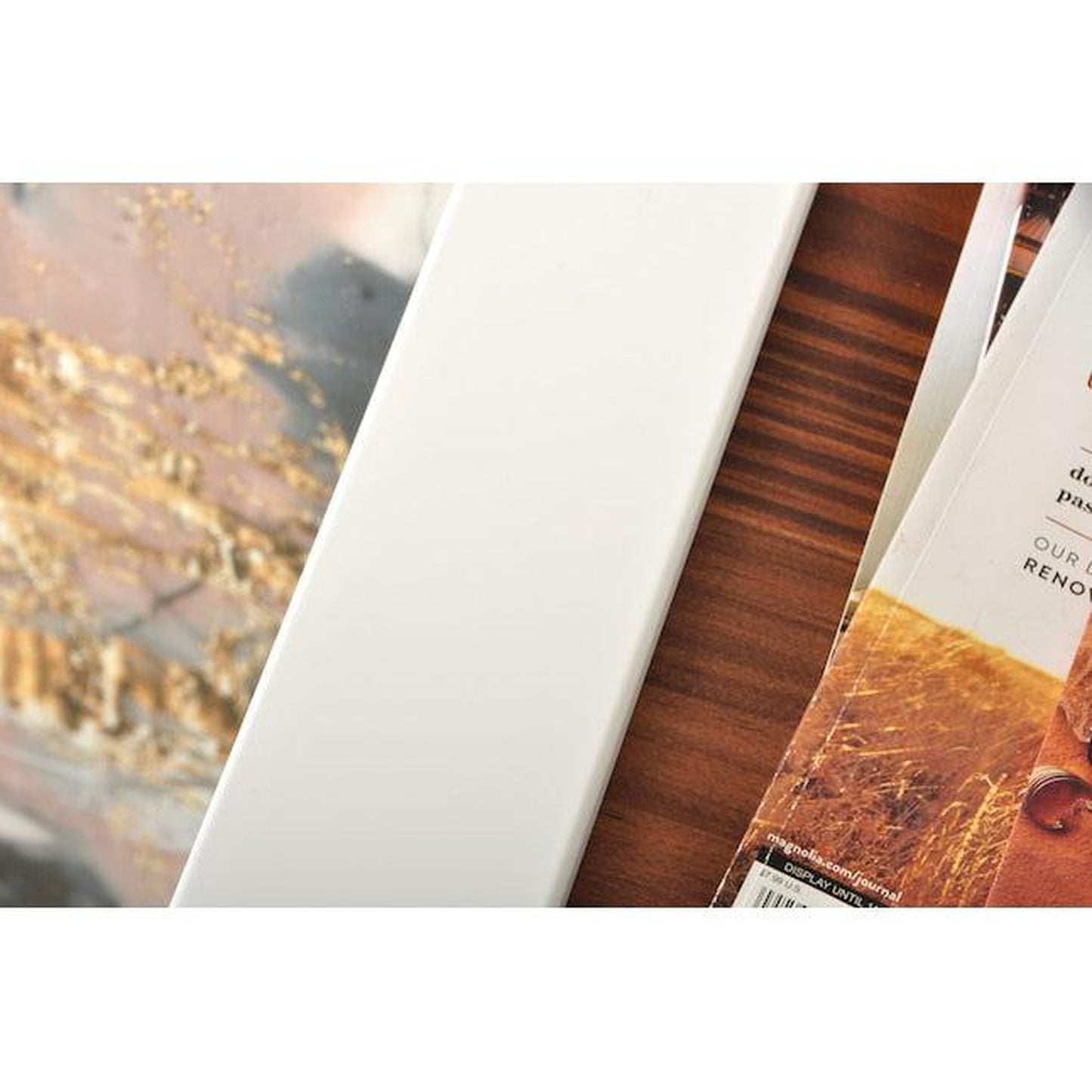 Brandtworks 22" x 71" Matte white Freestanding Mirror