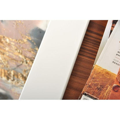 Brandtworks 22" x 71" Matte white Freestanding Mirror