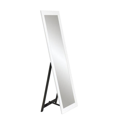 Brandtworks 22" x 71" Matte white Freestanding Mirror