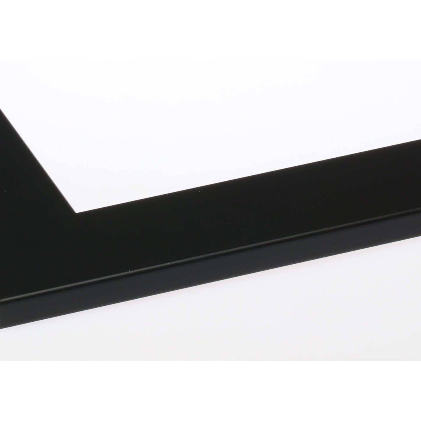 Brandtworks 26" x 28" Matte Black Wall Mirror