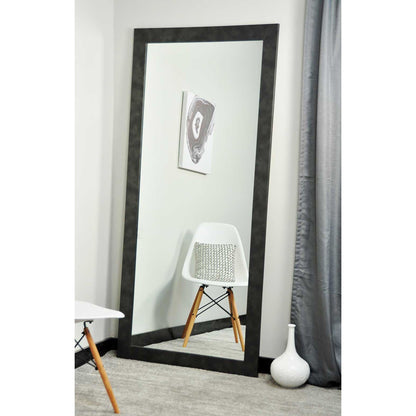 Brandtworks 26" x 38" Clouded Gunmetal Wall Mirror