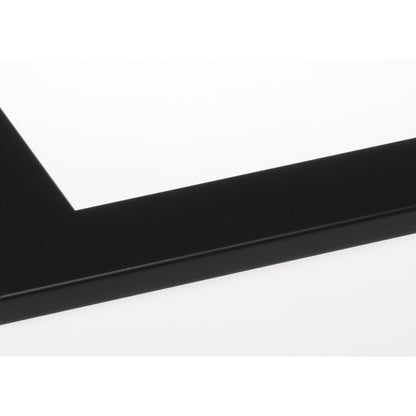 Brandtworks 26" x 46" Matte Black Wall Mirror