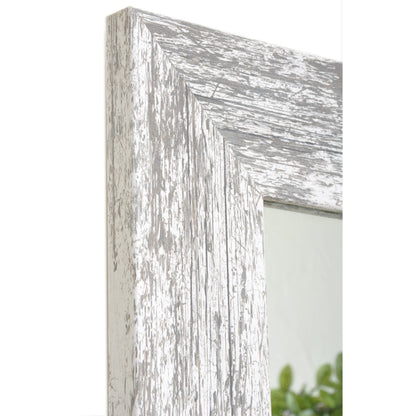 Brandtworks American Barn 22" x 71" Distressed White Wall Mirror