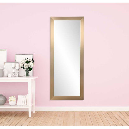 Brandtworks Contemporary 26" x 38" Champagne Wall Mirror