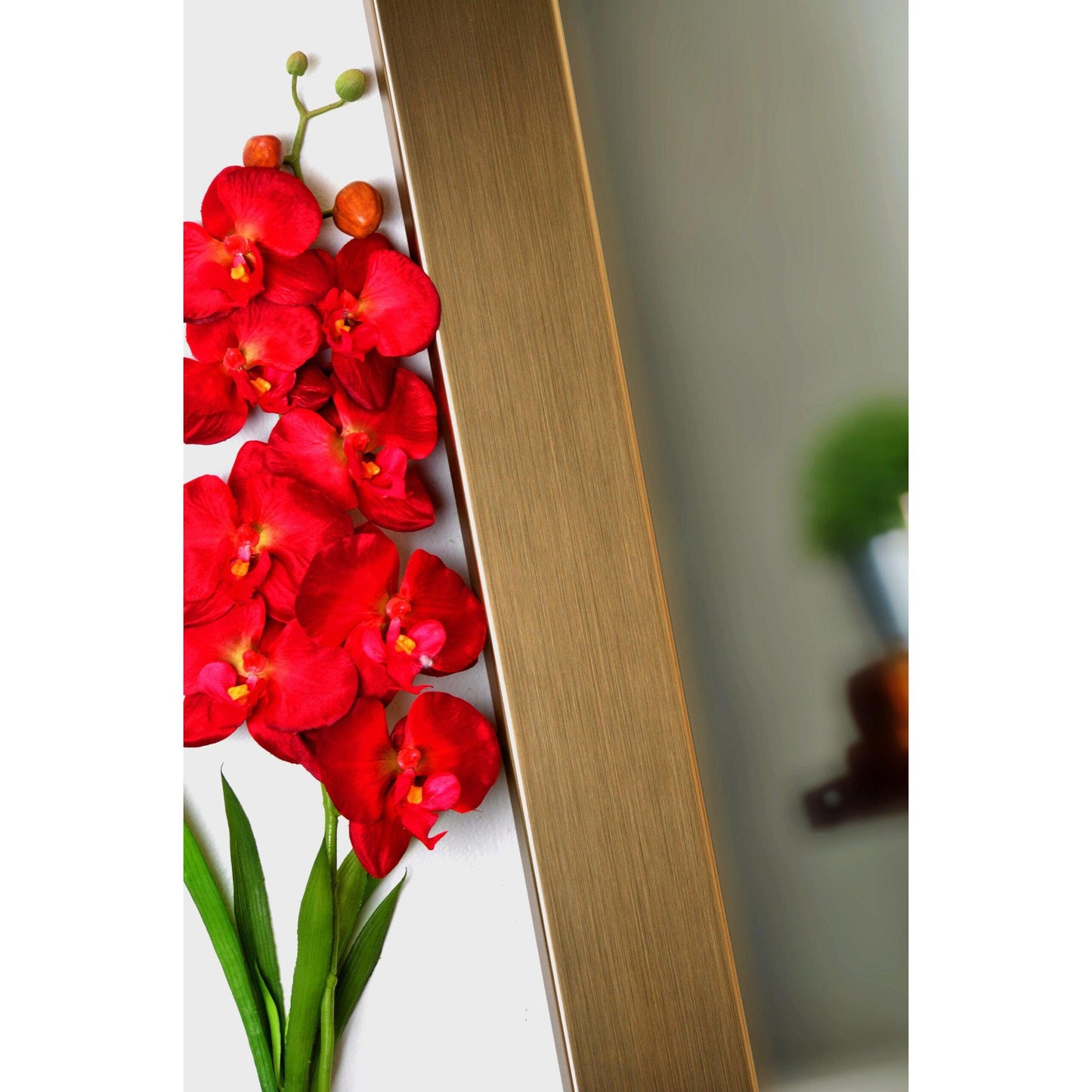 Brandtworks Contemporary 26" x 38" Champagne Wall Mirror